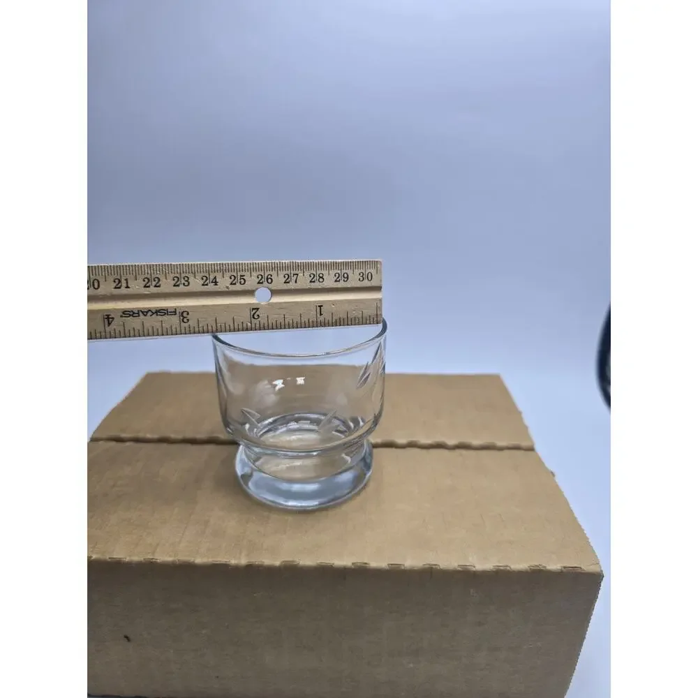 Princess House Crystal Punch Bowl Cups Set Of 6 New In Box